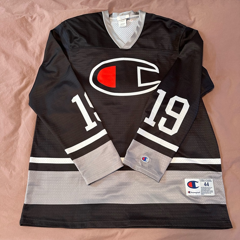 Champion Black and Gray Jersey
